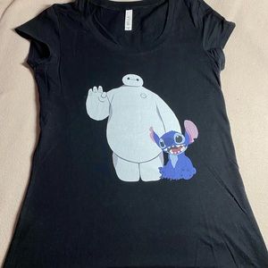 Disney Stitch and Baymax Tshirt Size S